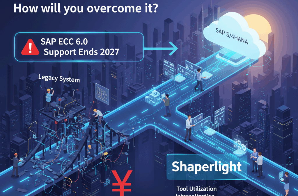 SAP ECC 6.0の2027年問題、どう乗り越えますか？