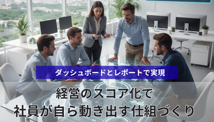 「スコア経営」で社員の「自立」を引き出す：ITツールで実現する「気づき」の仕組み